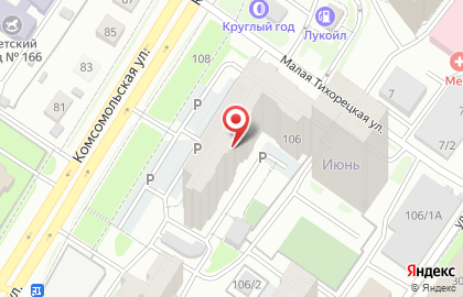 Экспертно-оценочная компания в Октябрьском районе на карте