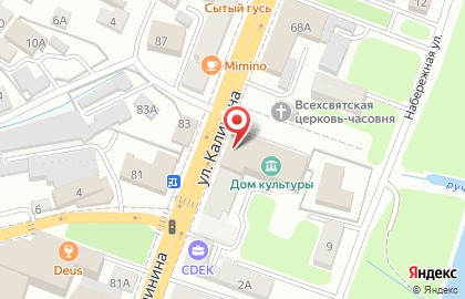 Дом культуры Советского района на карте