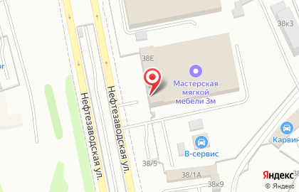 Рекламно-полиграфическая компания ЭФФЕКТ-принт на Нефтезаводской улице на карте