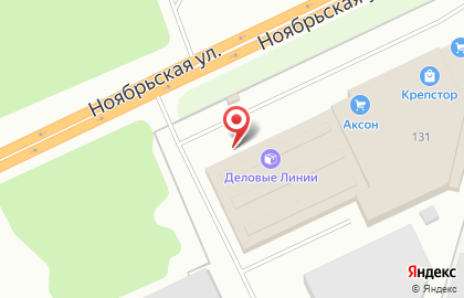 Магазин инструментов и отделочных материалов мир Красок на улице Ноябрьской на карте