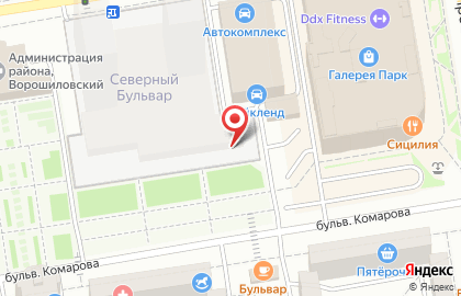 Автомойка самообслуживания Мой-ка! ds на бульваре Комарова на карте