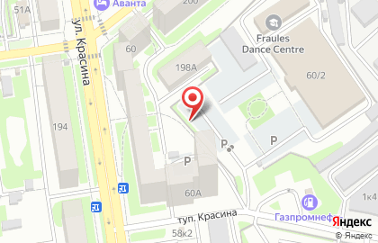 Автостоянка в Новосибирске на карте