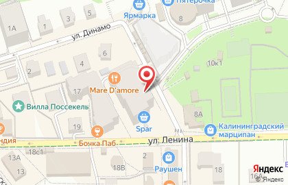 Магазин ювелирных изделий и полудрагоценных камней Янтарная Волна на карте
