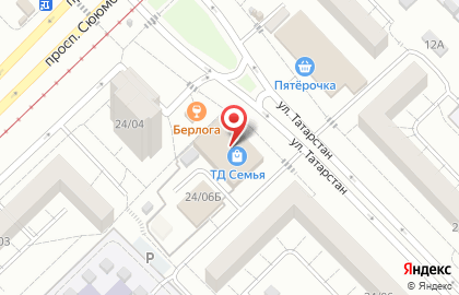 Банкомат Авангард в Набережных Челнах на карте