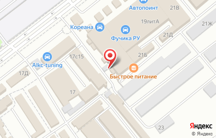 Магазин фастфудной продукции в Фрунзенском районе на карте