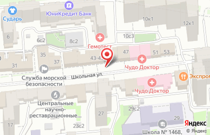 ООО Ризалит на Школьной улице на карте