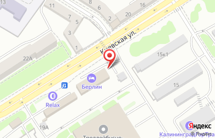 Ресторан Берлин в Московском районе на карте