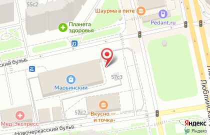 Салон оптики на Новочеркасском бульваре на карте