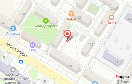 Юридическая компания КредитаНет в Центральном округе на карте