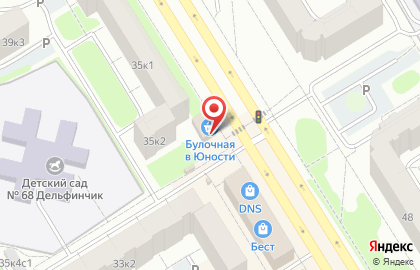 ТД Хлеб на улице Паши Савельевой на карте