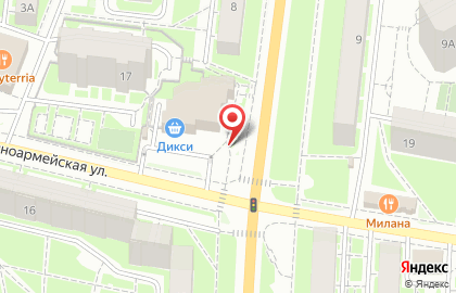 Дикси в Раменском (ул Красноармейская) на карте