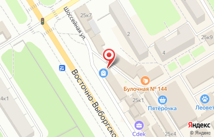 Киоск по продаже фруктов и овощей в Санкт-Петербурге на карте