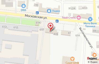 Россельхозбанк, АО на Московской улице на карте