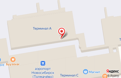 Автостанция Толмачёво в Новосибирске на карте