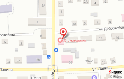 Стоматологический кабинет в Новосибирске на карте