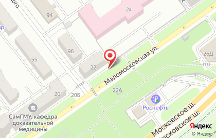 Интим-магазин ЭРОСам на Московском шоссе на карте