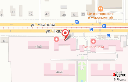 Гезель на улице Чкалова на карте