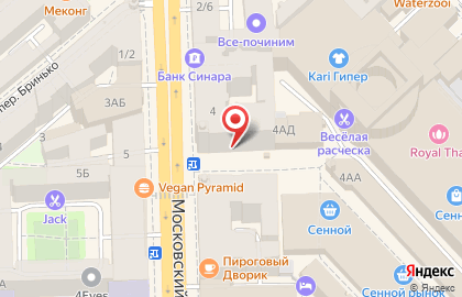 Золотая Рыбка на улице Московский на карте