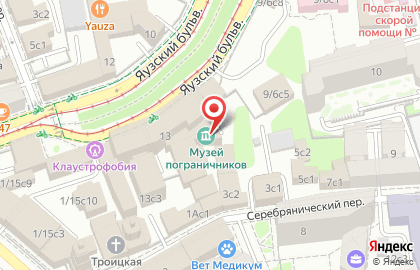 Центральный пограничный музей ФСБ России на карте