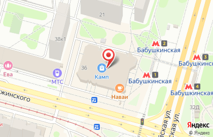 Туристическое агентство Слетать.ру в Бабушкинском районе на карте