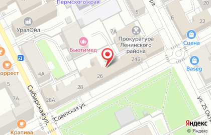Главное управление ФСИН России по Пермскому краю Уголовно-исполнительная инспекция на карте