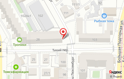 Парикмахерская Матрешка в Тихом переулке на карте