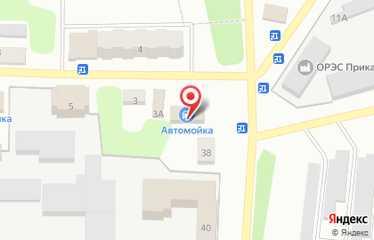 Автомойка на Дорожном на карте