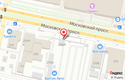 Автомагазин Двигатель на Московском проспекте на карте