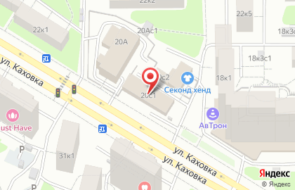 Автошкола ЕВРОДРАЙВ на Новых Черёмушках на карте