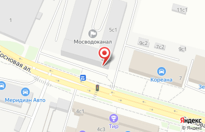 ОАО Банкомат, Московский Индустриальный Банк на Сосновой аллее на карте