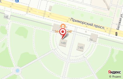 Парк 300-летия Санкт-Петербурга в Санкт-Петербурге на карте