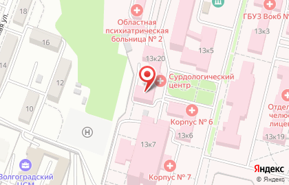 Клиническая станция скорой медицинской помощи в Дзержинском районе на карте