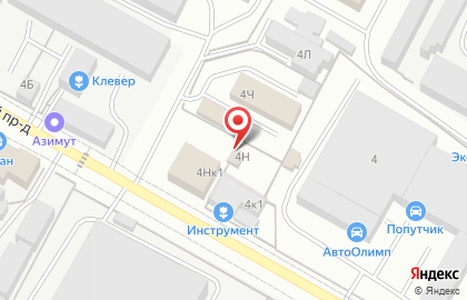 Октан в Базовом проезде на карте