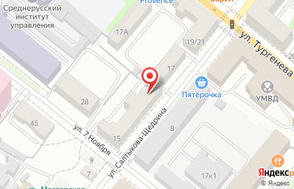 ООО Полис на улице Салтыкова-Щедрина на карте