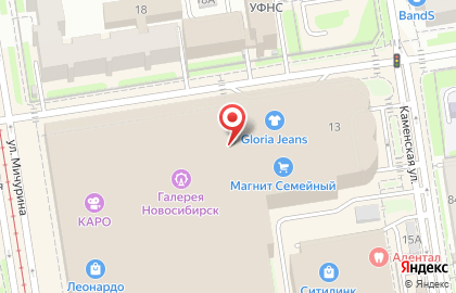 Банкомат Тинькофф в Новосибирске на карте