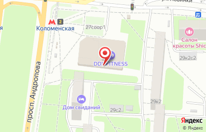 Новорижское подворье на проспекте Андропова на карте