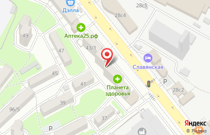 Магазин разливных напитков Пивовоз в Первореченском районе на карте