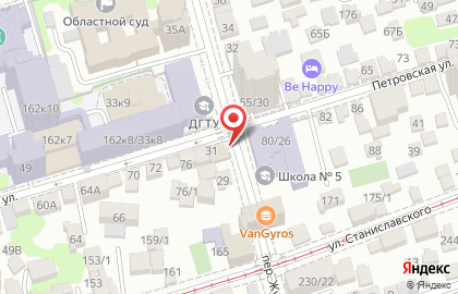 Киоск фастфудной продукции на Петровской улице на карте