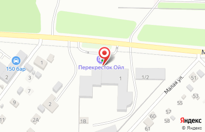 Перекресток Ойл в Заводском районе на карте