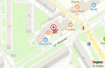 Хлебный киоск Хлебная столица в Советском районе на карте