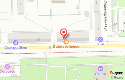Кондитерская торговая сеть 9 Островов на улице Металлургов на карте