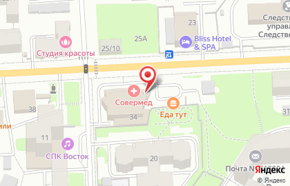 Магазин Меридиан в Кирове на карте