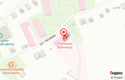 Большетроицкая районная больница на карте