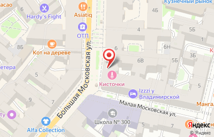 Медок на Малой Московской улице на карте