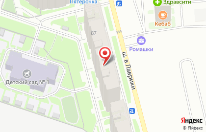 Частный детский сад Тигруля в Санкт-Петербурге на карте