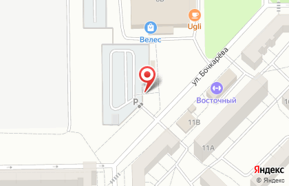 Автостоянка в Уфе на карте
