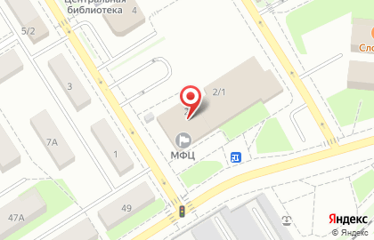 Многофункциональный центр на улице Механизаторов на карте