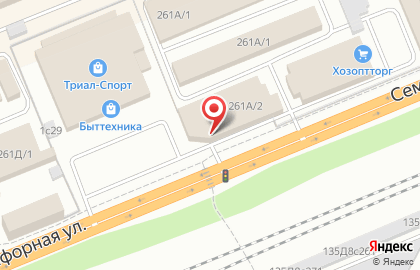 Автосервис Автострада в Свердловском районе на карте