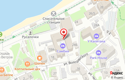 Банкомат Банк Санкт-Петербург на улице Володарского в Зеленоградске на карте