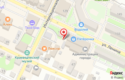 Новый интерьер на улице Ленина на карте